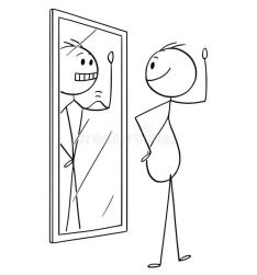 cartoon-fat-obese-overweight-man-looking-himself-mirror-seeing-yourself-thin-better-shape-cartoon-stick-129384731